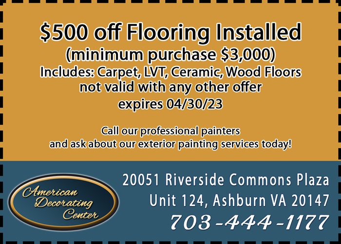 $500 off flooring Installation Coupon