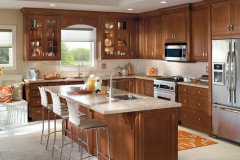 kitchen traditional_kitchen_with_cherry_cabinets